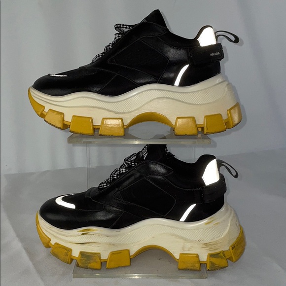 PRADA MILANO PLATFORM SNEAKERS FTL-10-119 - Picture 3 of 10